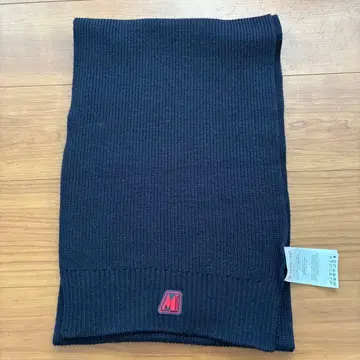 MONCLER SCIARPA TRICOT 네이비 머플러