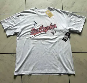 [ 한정판 ] BLACKPINK x MLB 콜라보 T셔츠 다저스 S사이즈