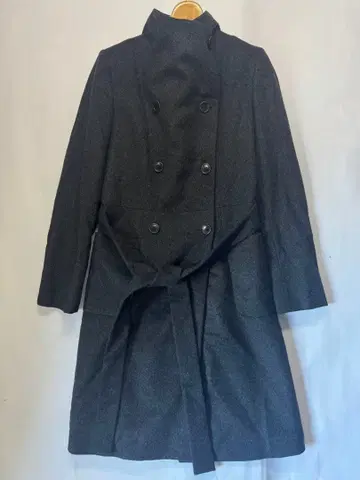 DKNY 다나카란 뉴욕 롱 코트 엘레강스 스탠드 카라