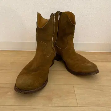 THE LETTERS 브라운 사이즈 9 스웨이드 웨스턴 부츠