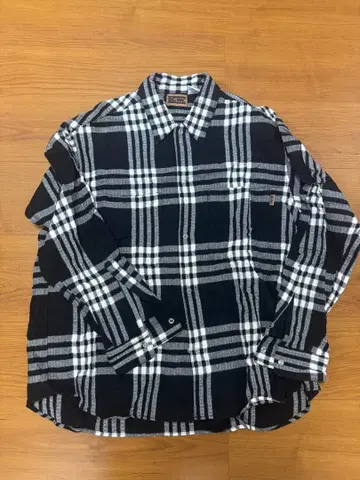 BIG MAC 체크 무늬 긴팔 셔츠 S-