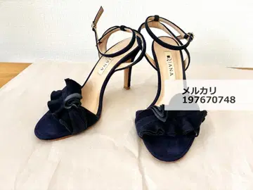 익명 배송 DIANA (다이애나) 스트랩 샌들 네이비 22.5cm