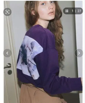 르농큐르 플라워 프린트 맨투맨 새상품 테치치 글로벌 워크