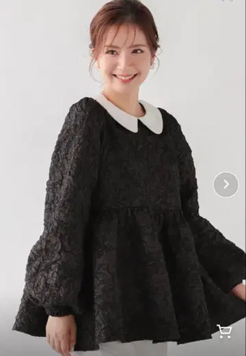 [ 컨디션 최상 ] 핏모어 자카드 블라우스