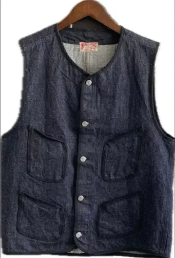 [ XXL ] 원피스 오블록 데님 베스트