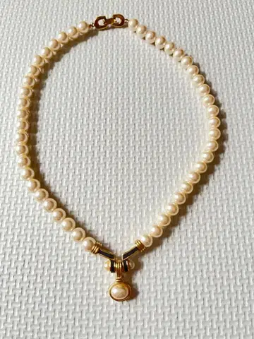 리슈 빈티지 펄 목걸이