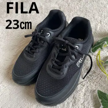 [ FILA ] 휠라 새상품 블랙 스니커즈 23cm