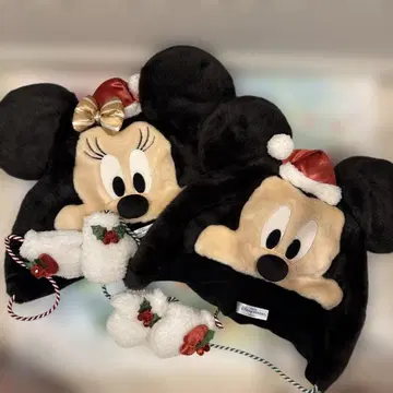 디즈니 크리스마스 팬캡 미키 미니 2025