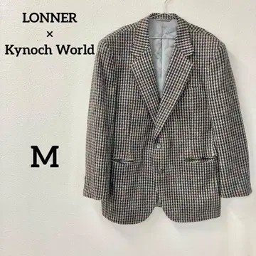 LONNER x Kynoch World 트위드 자켓 체크 무늬