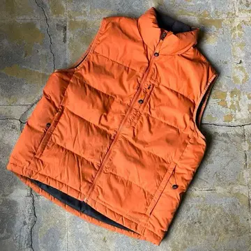00S USA L.L.Bean 구스다운 다운 베스트 오렌지