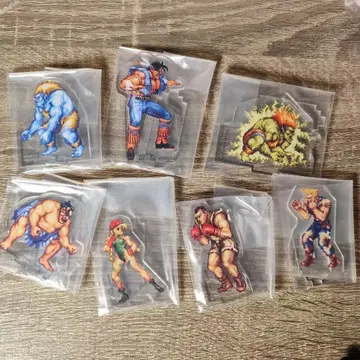 스트리트 파이터 제일복권 아크릴 스탠드 7개 세트