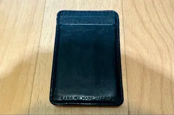 MARC BY MARC JACOBS 블랙 가죽 카드 케이스