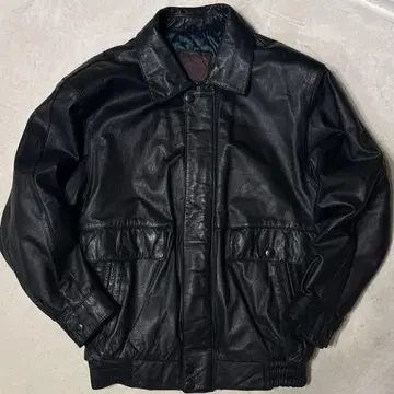 90s TYPE A-2 real leather bomber jacket