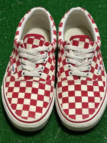 Vans 체커 에라 레드/화이트