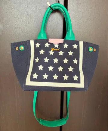 MUVEIL 뮤베일 토트백 스타 별 2WAY 숄더 네이비