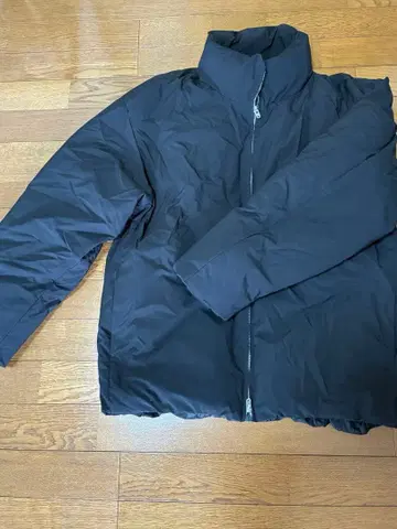 WYM HEAT FIBER DOWN 블랙 다운 자켓