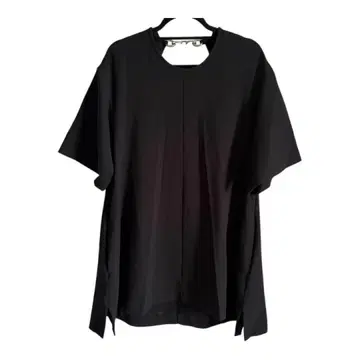 세리나인 상의 튜닉 반팔 체인 장식 블랙