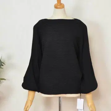 새상품 택 포함 M(여유로운 핏) 리브 니트 돌먼 풀오버 여성용