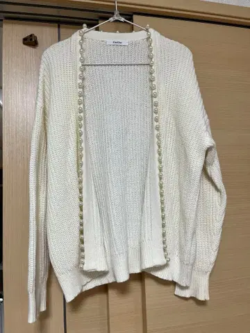 새상품급 DOUDOU 펄 가디건