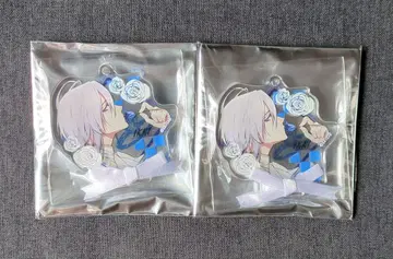 AMNESIA 스텔라와스 리본 타이 아크릴 플레이트 잇키