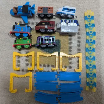 캡슐 프라레일 차량 세트 레일 포함 토마스 차량