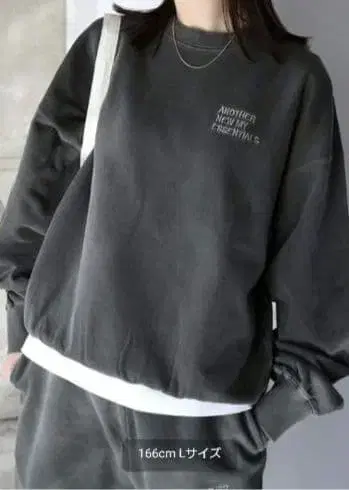 ANME 맨투맨 피그먼트 트레이닝복 XL