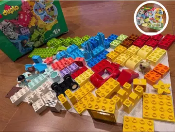 레고 듀플로 블록 컨테이너 포함