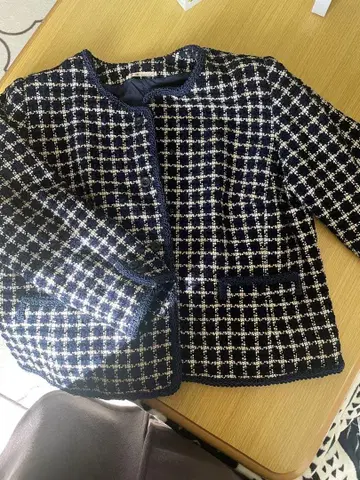 체크 정장 세트 2XL 정도?