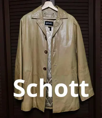 Schott leather coat SPAIN 샷 가죽 스페인산