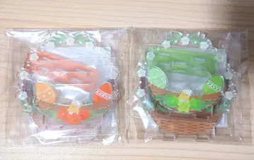 후쿠야 FUKUYA 캐릭터 복권 부활절 파티 캔뱃지 스탠드