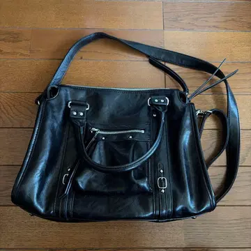 JEANASIS 앤티크 인조 가죽 보스턴