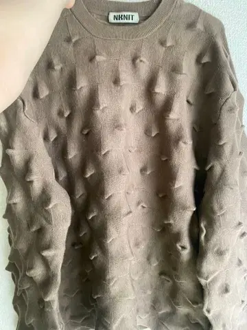 NKNIT 브라운 니트 스웨터
