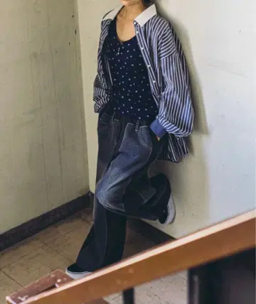 니코앤드 MODE NORM CORE 데님 패치워크 팬츠 M