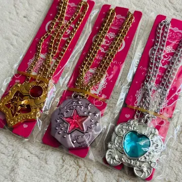 세본스타 목걸이 3세트 별 모양 하트 모양