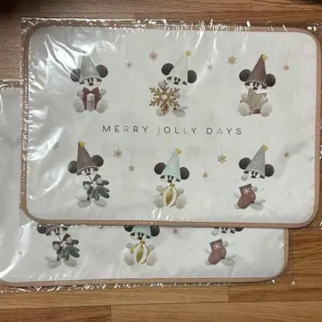 디즈니 크리스마스 2025 리루린린 수베니어 런치 매트