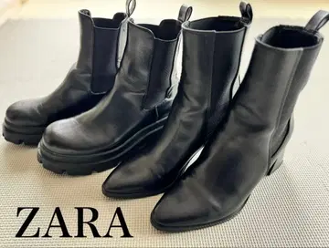 ZARA 부츠 2켤레 세트 블랙 36