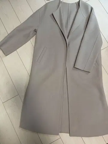 랄리아 M 그레이 롱 코트