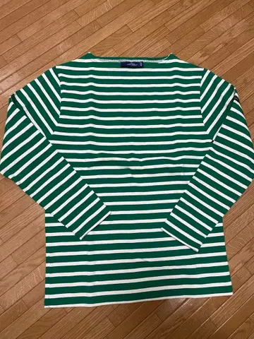 SAINT JAMES 그린/화이트 미사용 새상품 미세탁품