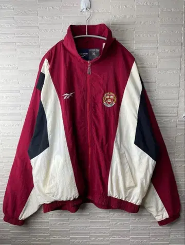 90s USA 구제 의류 리복 하버드 대학 칼리지 로고 나일론 자켓