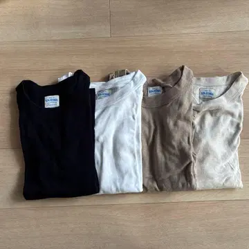 RON HERMAN 티셔츠 아홉 부 소매 4장