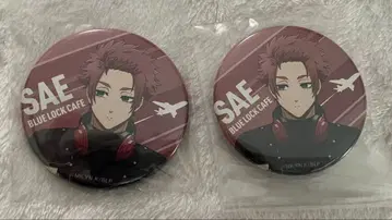 블루 록 카페 이토시 사에 캔뱃지 2점