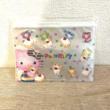 키티 푸치 파르페 디저트 디자인 파일 케이스