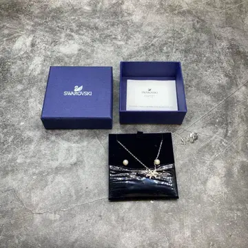 H740' 미사용 SWAROVSKI 스와로브스키 목걸이 실버