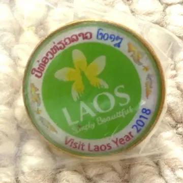 라오스 파빌리온 핀 배지 2025 오사카 만박