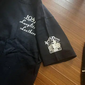 Langlitz Leathers 1947 티셔츠 블랙
