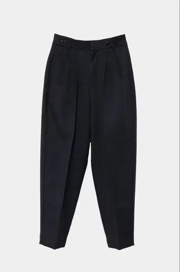 mare 턱 포함 블랙 와이드 팬츠