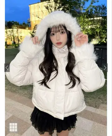 멀티 Way 후드 부착 퍼 다운 자켓