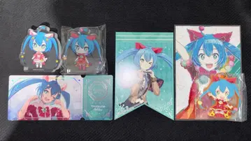 프로세카 원더랜드의 세계의 하츠네 미쿠 굿즈 모음