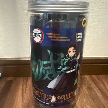 귀멸의 칼날 토키토 무이치로 보틀 T셔츠 M 무한성