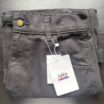 맨즈라이크 페인터 트윌 & 와이드 데님 팬츠 치노 블랙